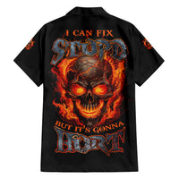 I Can Fix Stupid But It's Gonna Hurt Family Matching Short Sleeve Bodycon Dress and Hawaiian Shirt - Wonder Print Shop