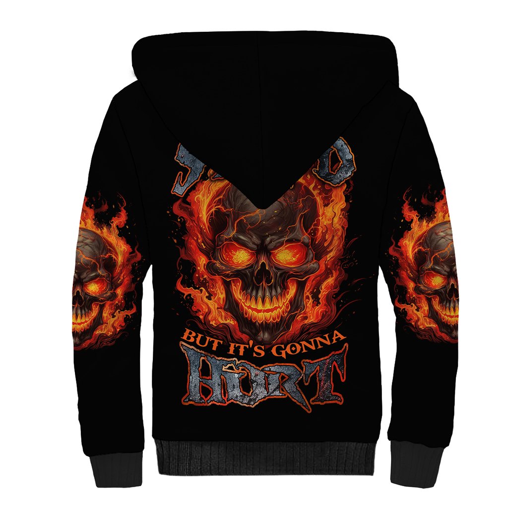I Can Fix Stupid But It's Gonna Hurt Sherpa Hoodie - Wonder Print Shop