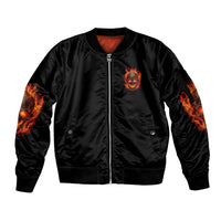 I Can Fix Stupid But It's Gonna Hurt Sleeve Zip Bomber Jacket - Wonder Print Shop