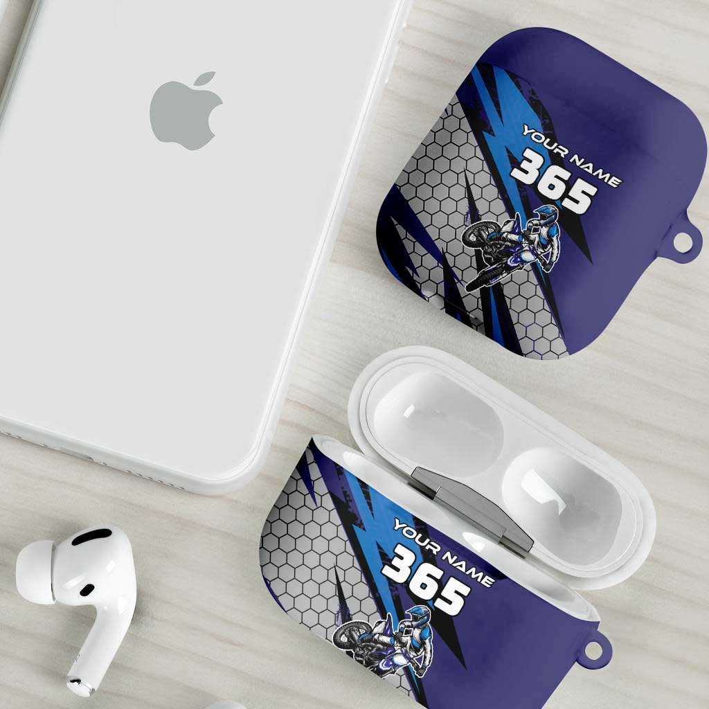 Custom Extreme Motocross Racing AirPods Case with Rider Graphic - Wonder Print Shop