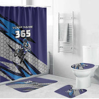 Custom Extreme Motocross Racing Bathroom Set with Rider Graphic - Wonder Print Shop