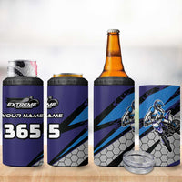Custom Extreme Motocross Racing 4 in 1 Can Cooler Tumbler with Rider Graphic - Wonder Print Shop