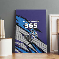 Custom Extreme Motocross Racing Canvas Wall Art with Rider Graphic - Wonder Print Shop