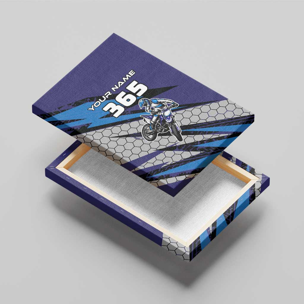Custom Extreme Motocross Racing Canvas Wall Art with Rider Graphic - Wonder Print Shop