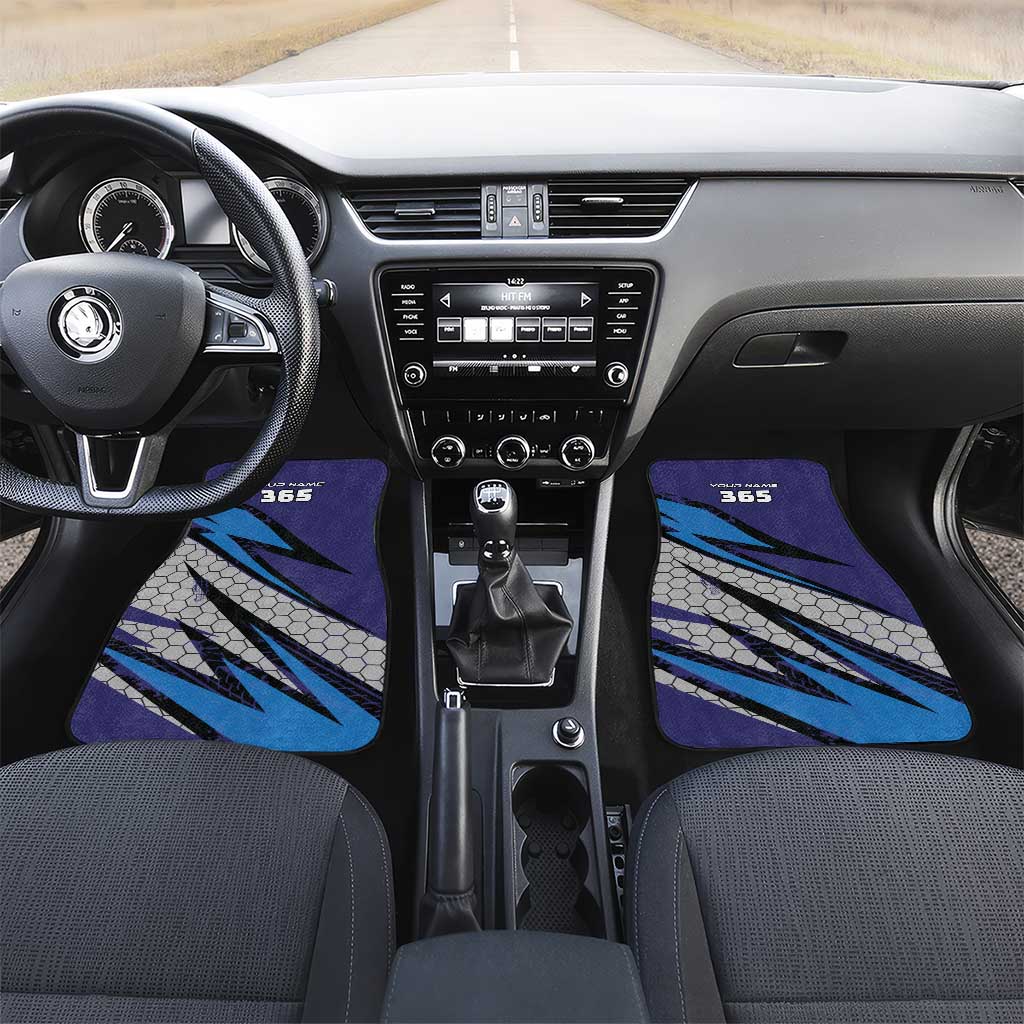 Custom Extreme Motocross Racing Car Mats with Rider Graphic - Wonder Print Shop
