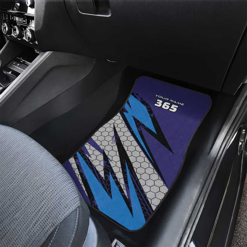 Custom Extreme Motocross Racing Car Mats with Rider Graphic - Wonder Print Shop