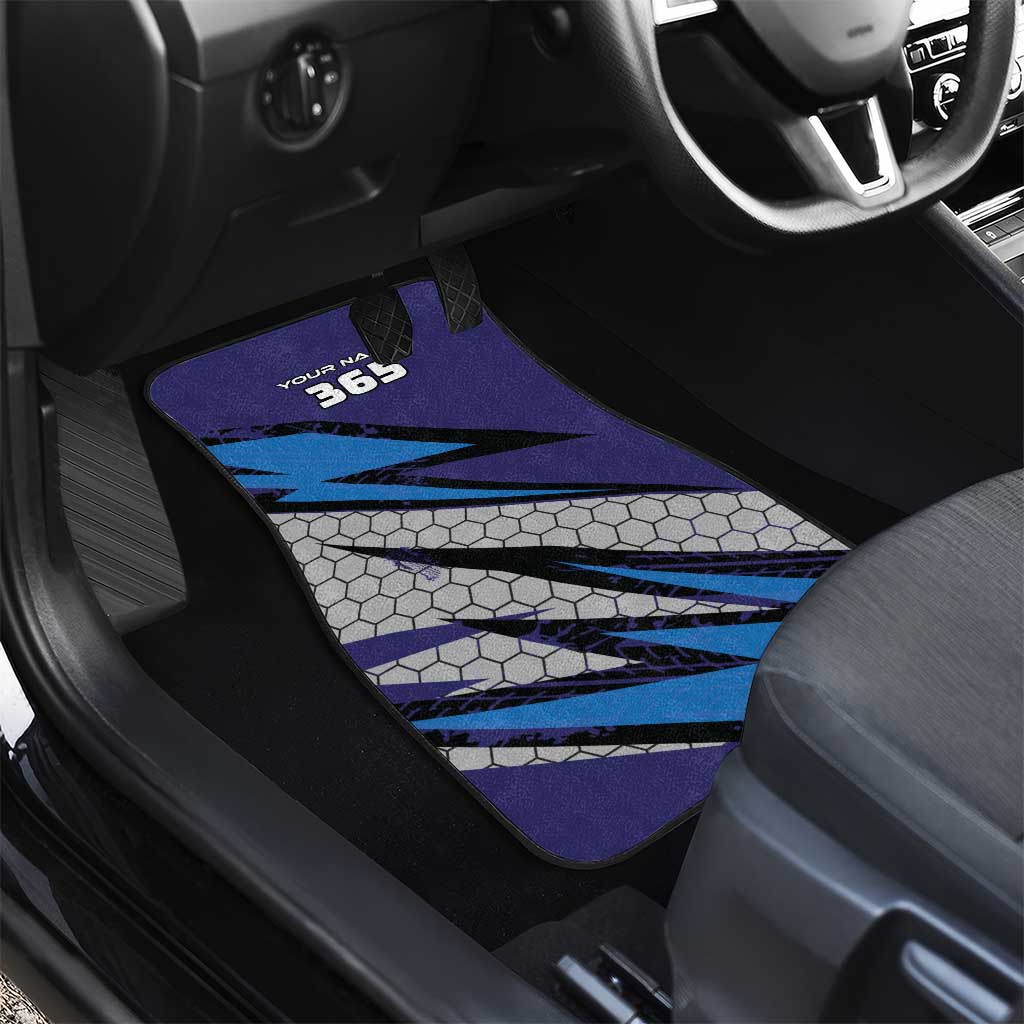 Custom Extreme Motocross Racing Car Mats with Rider Graphic - Wonder Print Shop