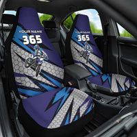 Custom Extreme Motocross Racing Car Seat Cover with Rider Graphic - Wonder Print Shop