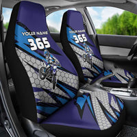 Custom Extreme Motocross Racing Car Seat Cover with Rider Graphic - Wonder Print Shop