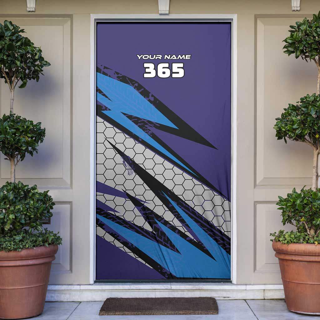 Custom Extreme Motocross Racing Door Cover with Rider Graphic - Wonder Print Shop