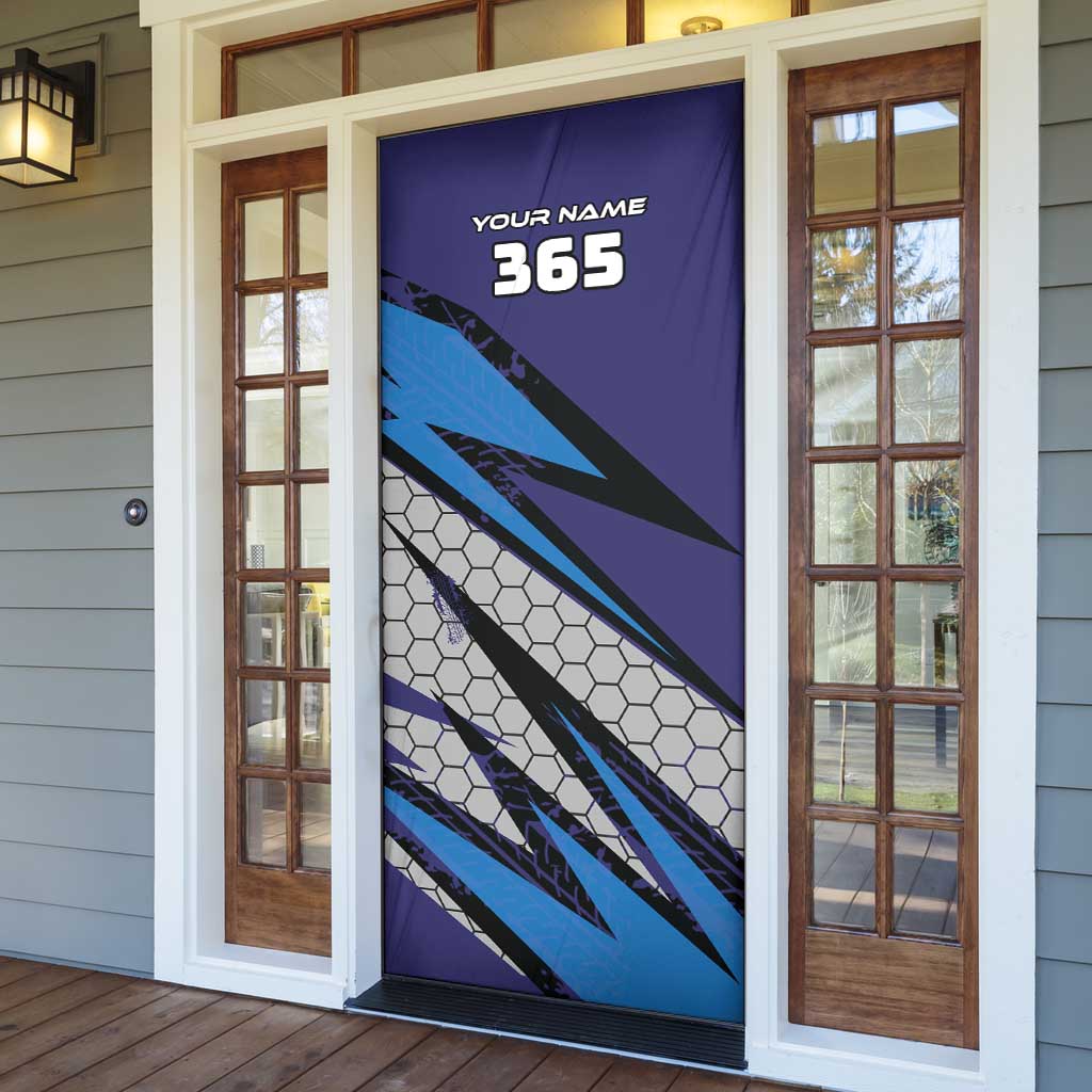 Custom Extreme Motocross Racing Door Cover with Rider Graphic - Wonder Print Shop