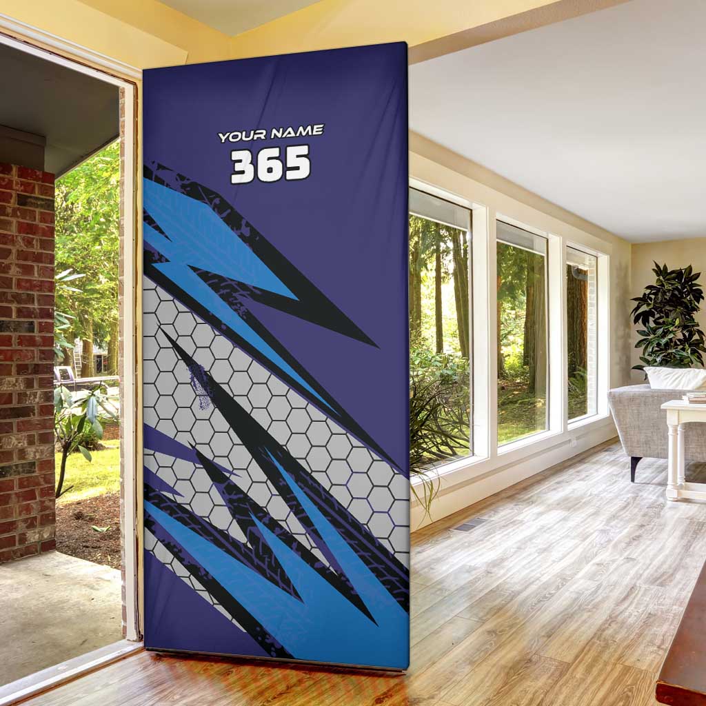Custom Extreme Motocross Racing Door Cover with Rider Graphic - Wonder Print Shop
