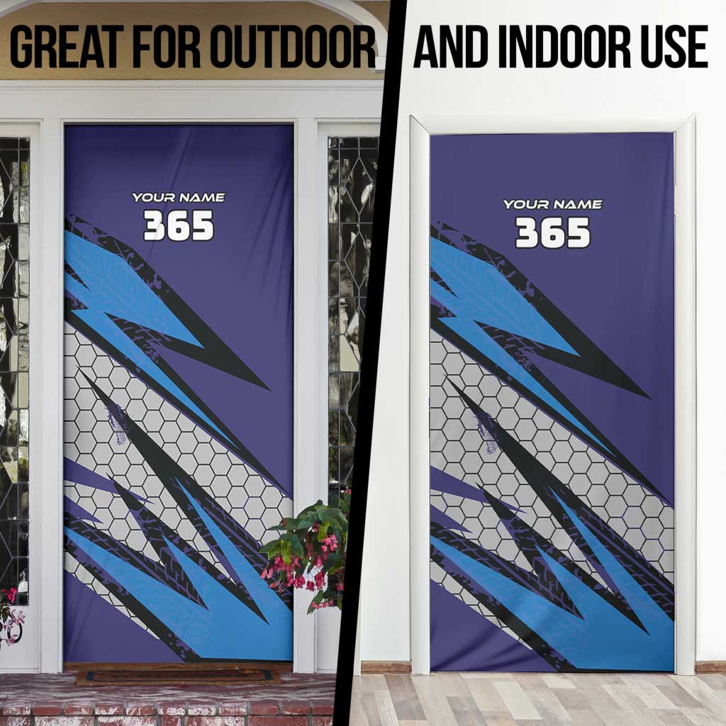 Custom Extreme Motocross Racing Door Cover with Rider Graphic - Wonder Print Shop