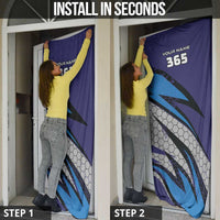 Custom Extreme Motocross Racing Door Cover with Rider Graphic - Wonder Print Shop
