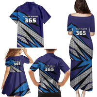 Custom Extreme Motocross Racing Family Matching Puletasi and Hawaiian Shirt with Rider Graphic - Wonder Print Shop