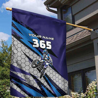 Custom Extreme Motocross Racing Garden Flag with Rider Graphic - Wonder Print Shop