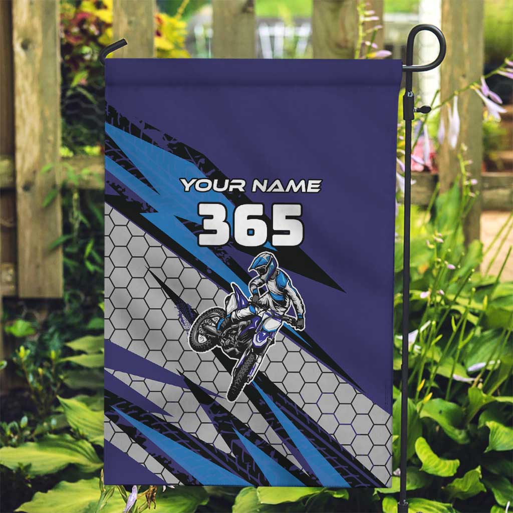 Custom Extreme Motocross Racing Garden Flag with Rider Graphic - Wonder Print Shop