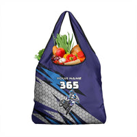 Custom Extreme Motocross Racing Grocery Bag with Rider Graphic - Wonder Print Shop