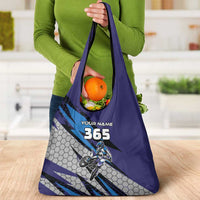 Custom Extreme Motocross Racing Grocery Bag with Rider Graphic - Wonder Print Shop