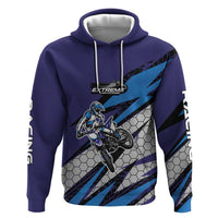 Custom Extreme Motocross Racing Hoodie with Rider Graphic - Wonder Print Shop