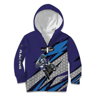 Custom Extreme Motocross Racing Kid Hoodie with Rider Graphic - Wonder Print Shop