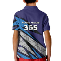 Custom Extreme Motocross Racing Kid Polo Shirt with Rider Graphic - Wonder Print Shop