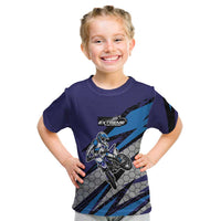 Custom Extreme Motocross Racing Kid T Shirt with Rider Graphic - Wonder Print Shop