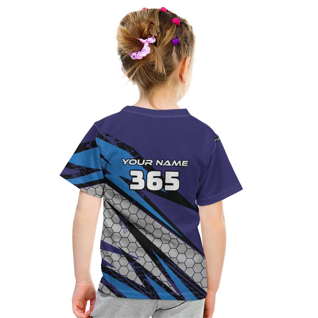 Custom Extreme Motocross Racing Kid T Shirt with Rider Graphic - Wonder Print Shop