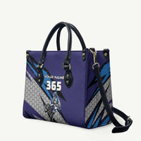 Custom Extreme Motocross Racing Leather Bag with Rider Graphic - Wonder Print Shop
