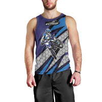 Custom Extreme Motocross Racing Men Tank Top with Rider Graphic - Wonder Print Shop