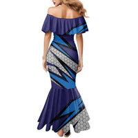 Custom Extreme Motocross Racing Mermaid Dress with Rider Graphic - Wonder Print Shop