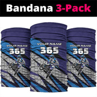 Custom Extreme Motocross Racing Neck Gaiter with Rider Graphic - Wonder Print Shop