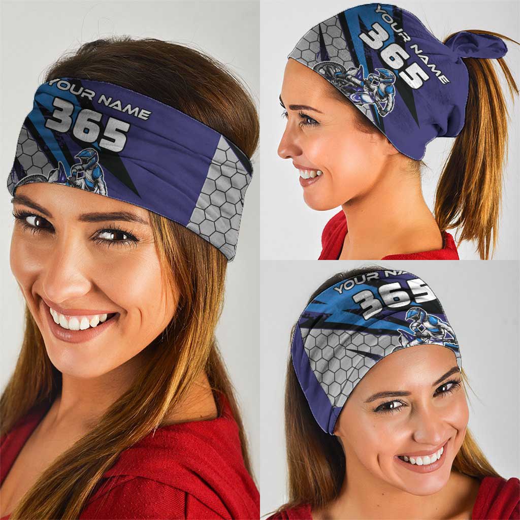 Custom Extreme Motocross Racing Neck Gaiter with Rider Graphic - Wonder Print Shop