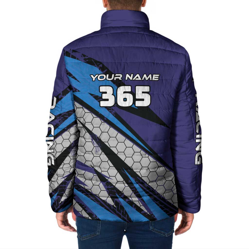 Custom Extreme Motocross Racing Padded Jacket with Rider Graphic - Wonder Print Shop