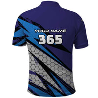 Custom Extreme Motocross Racing Polo Shirt with Rider Graphic - Wonder Print Shop