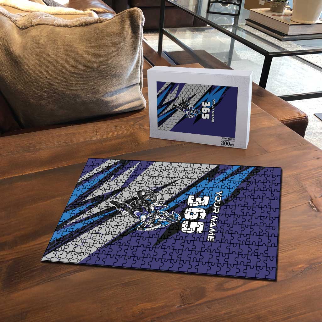 Custom Extreme Motocross Racing Puzzle with Rider Graphic - Wonder Print Shop
