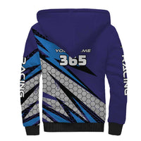 Custom Extreme Motocross Racing Sherpa Hoodie with Rider Graphic - Wonder Print Shop