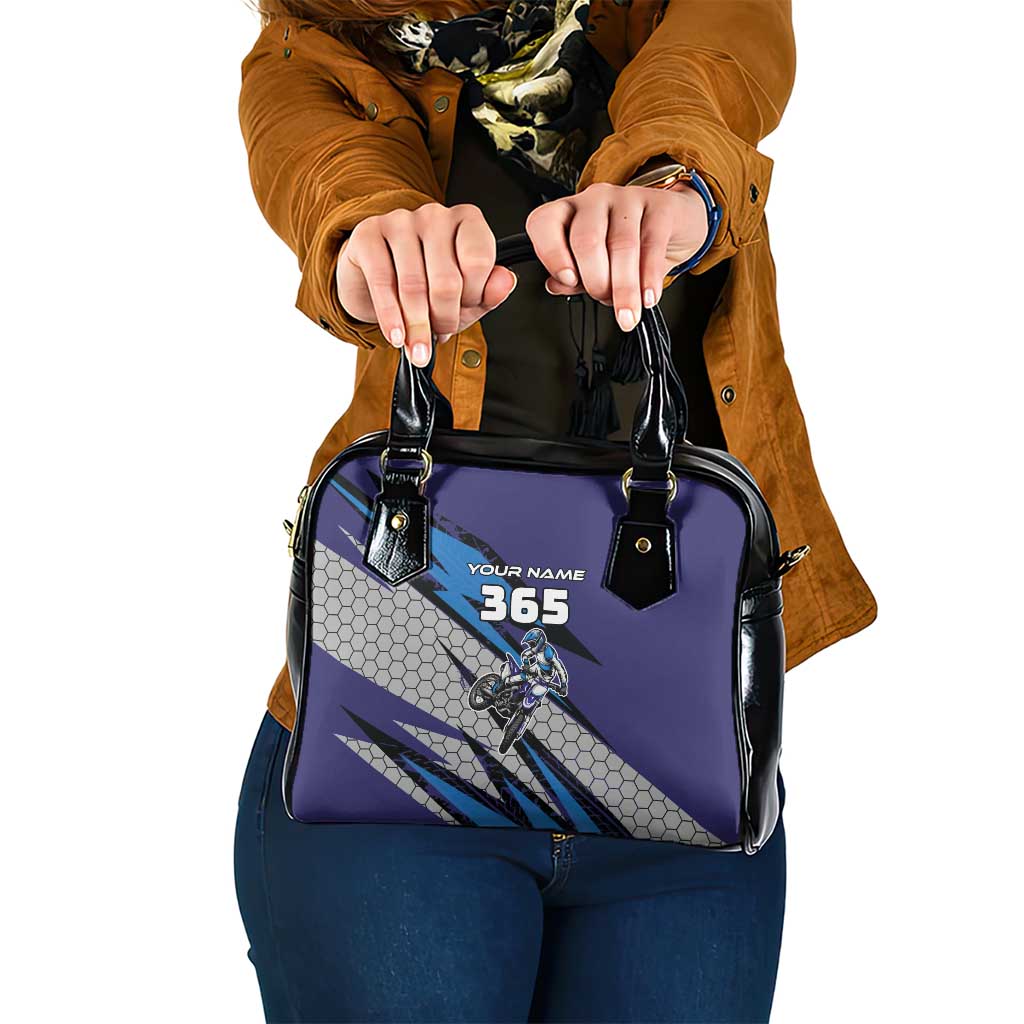 Custom Extreme Motocross Racing Shoulder Handbag with Rider Graphic - Wonder Print Shop