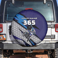 Custom Extreme Motocross Racing Spare Tire Cover with Rider Graphic - Wonder Print Shop