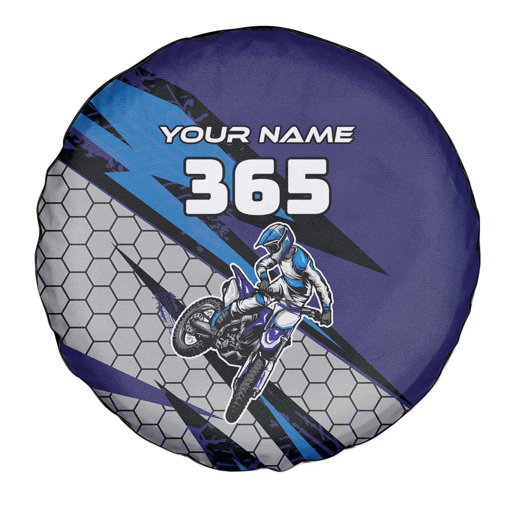 Custom Extreme Motocross Racing Spare Tire Cover with Rider Graphic - Wonder Print Shop
