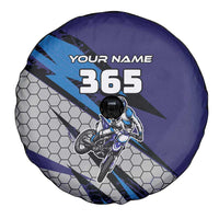 Custom Extreme Motocross Racing Spare Tire Cover with Rider Graphic - Wonder Print Shop