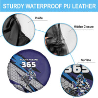 Custom Extreme Motocross Racing Spare Tire Cover with Rider Graphic - Wonder Print Shop