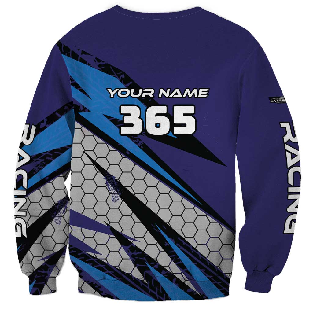 Custom Extreme Motocross Racing Sweatshirt with Rider Graphic - Wonder Print Shop
