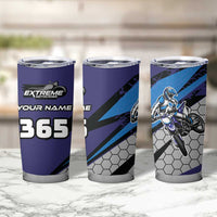 Custom Extreme Motocross Racing Tumbler Cup with Rider Graphic - Wonder Print Shop
