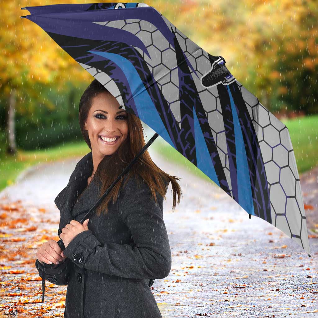 Custom Extreme Motocross Racing Umbrella with Rider Graphic - Wonder Print Shop