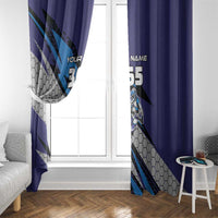 Custom Extreme Motocross Racing Window Curtain with Rider Graphic - Wonder Print Shop