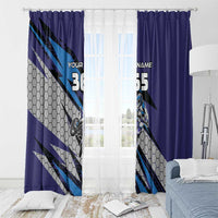 Custom Extreme Motocross Racing Window Curtain with Rider Graphic - Wonder Print Shop