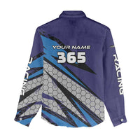 Custom Extreme Motocross Racing Women Casual Shirt with Rider Graphic - Wonder Print Shop
