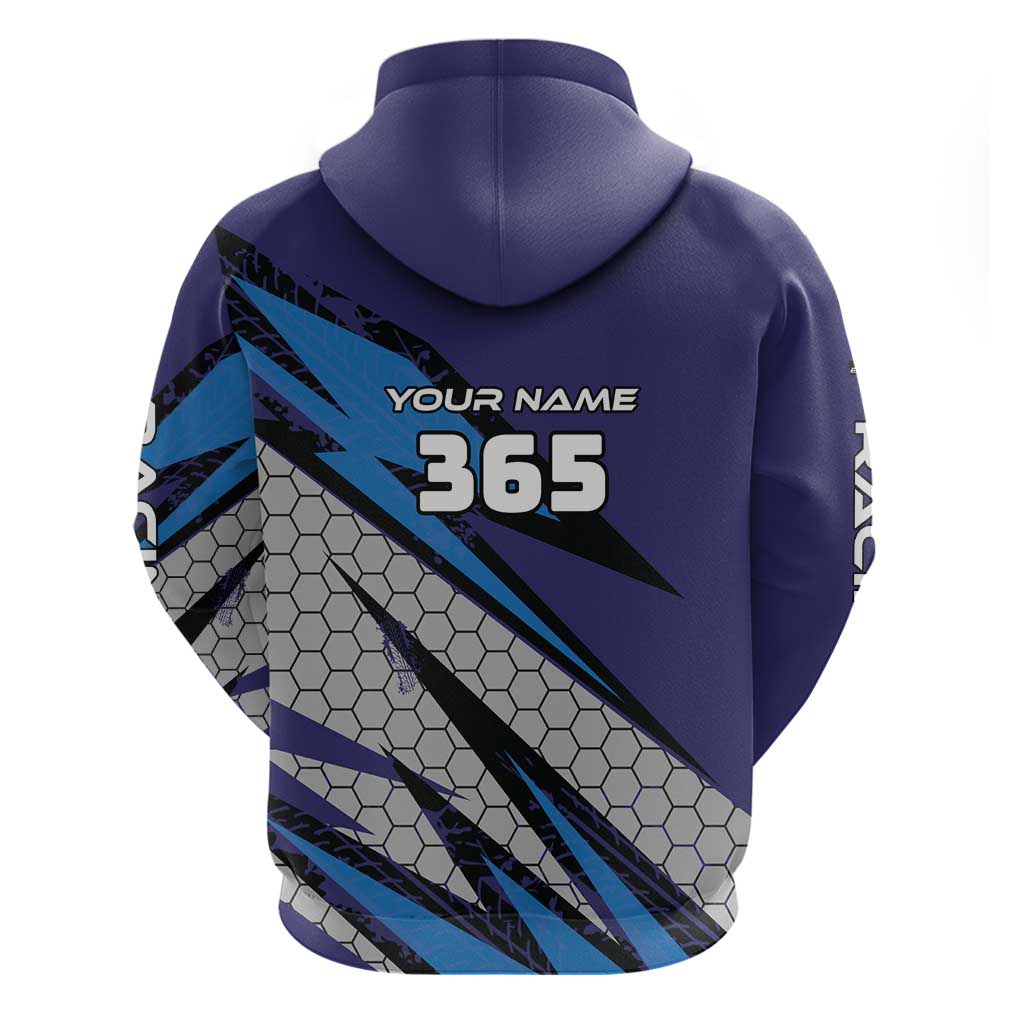 Custom Extreme Motocross Racing Zip Hoodie with Rider Graphic - Wonder Print Shop