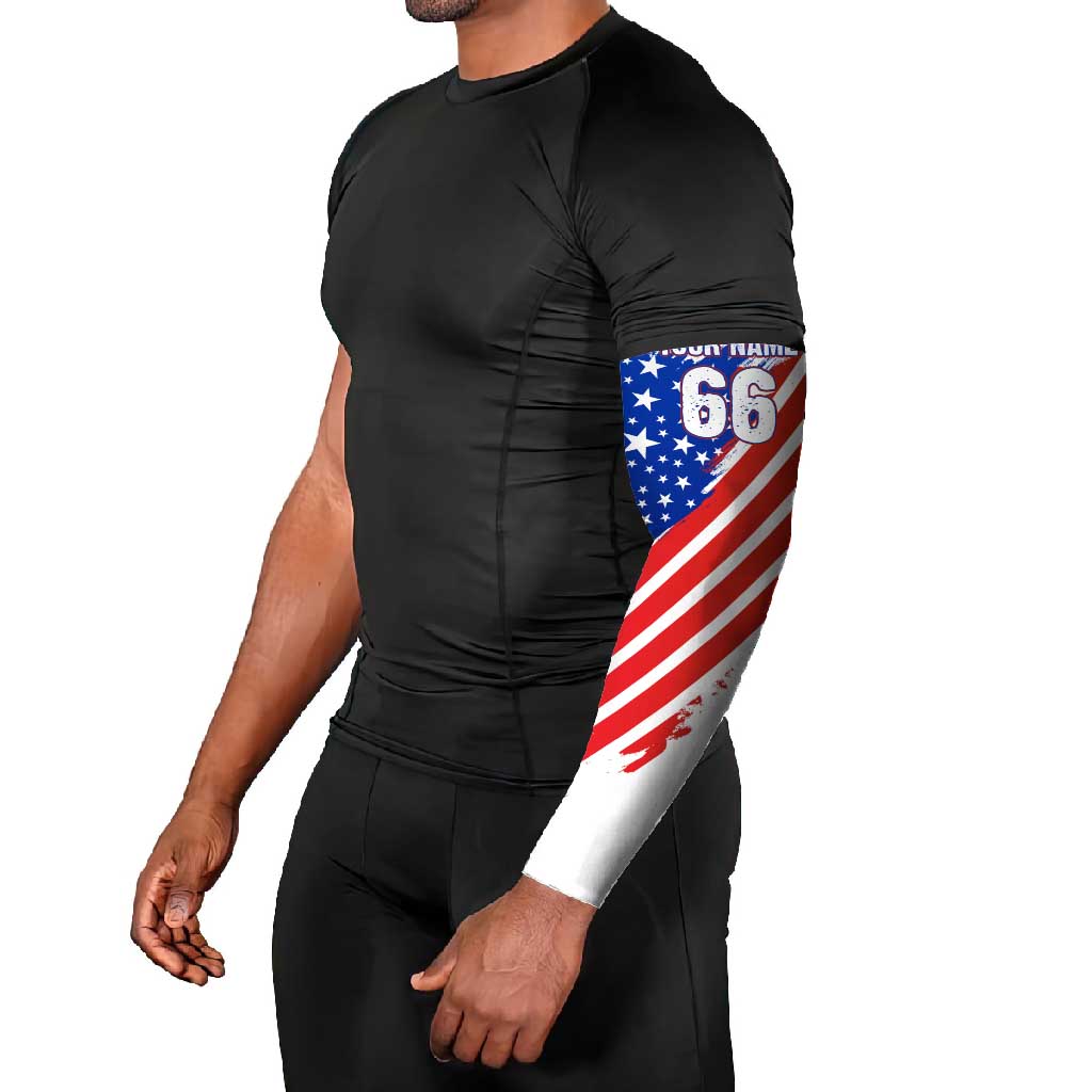 Custom Patriotic Motocross Arm Sleeves with American Flag - Wonder Print Shop